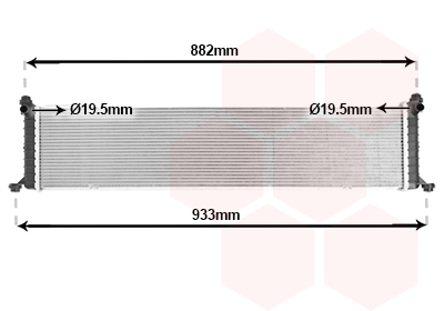 Radiateur Van Wezel 69012702