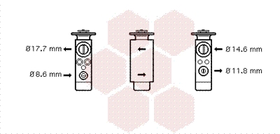 Airco expansieklep Van Wezel 74001048