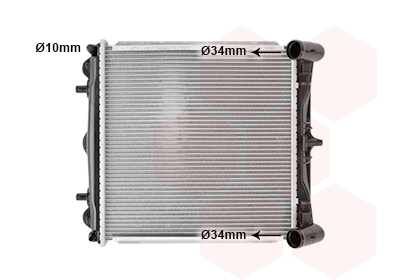 Radiateur Van Wezel 74002023