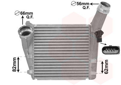 Interkoeler Van Wezel 74004086