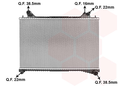 Radiateur Van Wezel 77012705