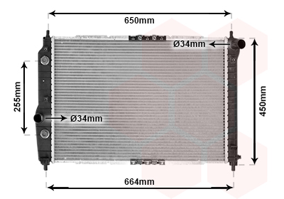 Radiateur Van Wezel 81002068