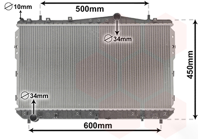 Radiateur Van Wezel 81002073