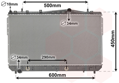 Radiateur Van Wezel 81002074