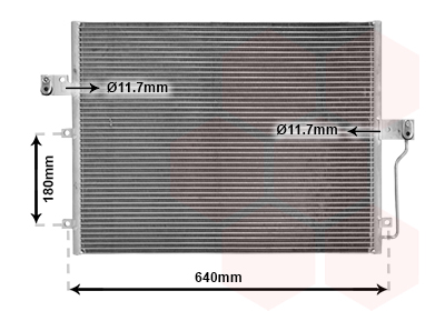 Airco condensor Van Wezel 81005082