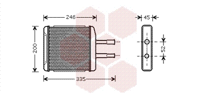 Kachelradiateur Van Wezel 81006059