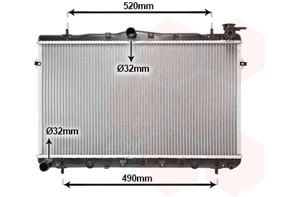 Radiateur Van Wezel 82002043