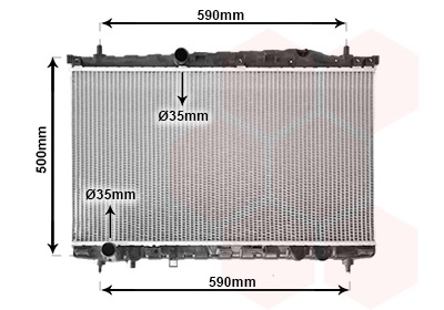 Radiateur Van Wezel 82002077