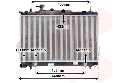 Van Wezel Radiateur 82002096