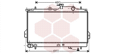 Radiateur Van Wezel 82002098
