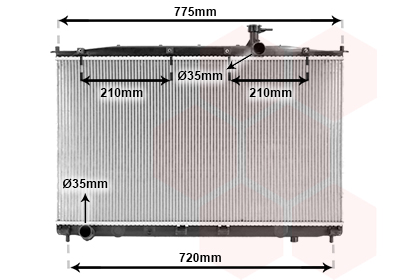 Radiateur Van Wezel 82002173