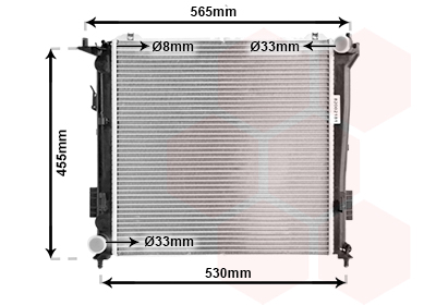 Radiateur Van Wezel 82002181