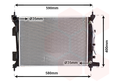 Radiateur Van Wezel 82002276