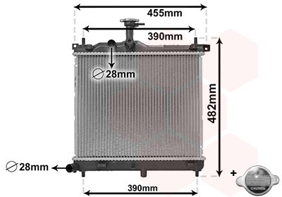 Van Wezel Radiateur 82002291