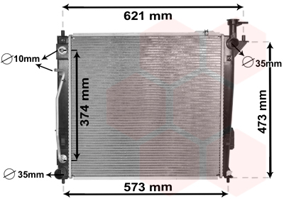 Radiateur Van Wezel 82002339