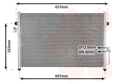 Airco condensor Van Wezel 82005134