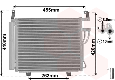 Van Wezel Airco condensor 82005241