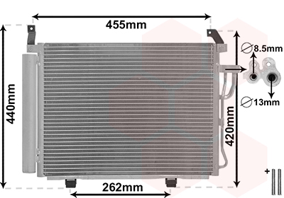 Van Wezel Airco condensor 82005245