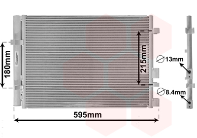 Airco condensor Van Wezel 82005249