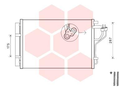 Van Wezel Airco condensor 82005308