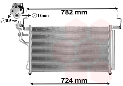 Van Wezel Airco condensor 82005315