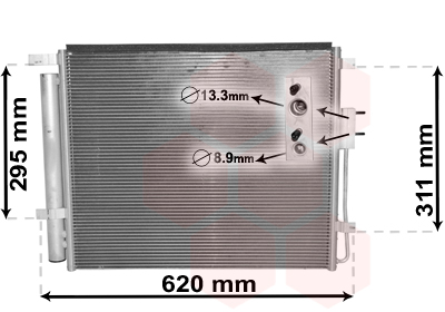 Van Wezel Airco condensor 82005343