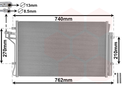 Van Wezel Airco condensor 82005432