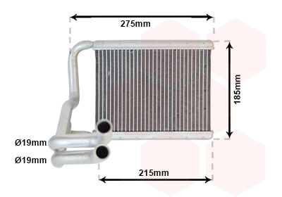 Kachelradiateur Van Wezel 82006213