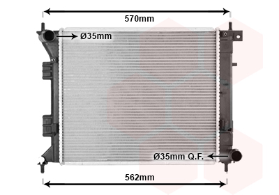 Radiateur Van Wezel 82012701