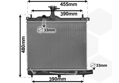 Radiateur Van Wezel 82012704