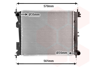 Radiateur Van Wezel 82012705