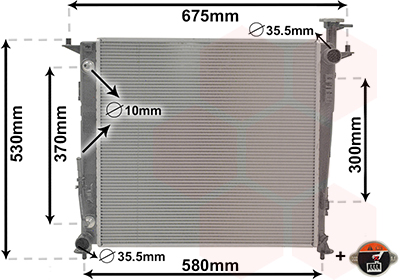 Radiateur Van Wezel 82012714