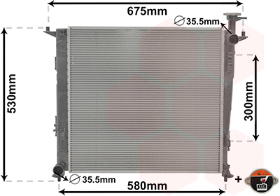 Radiateur Van Wezel 82012715