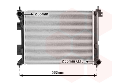 Radiateur Van Wezel 82012724