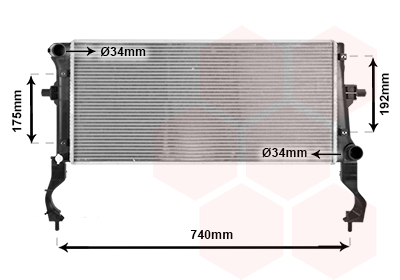 Radiateur Van Wezel 82012738