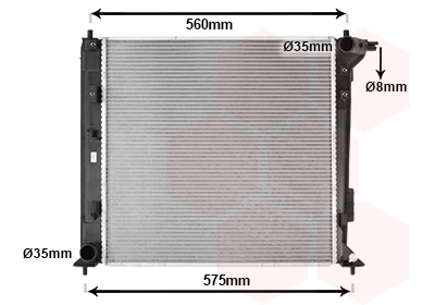 Radiateur Van Wezel 82012742