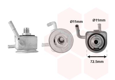 Oliekoeler motorolie Van Wezel 82013701