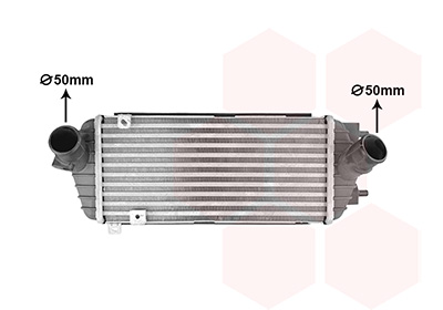 Intercooler, inlaatluchtkoeler Van Wezel 82014728