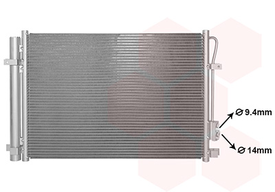 Condensor, airconditioning Van Wezel 82015726