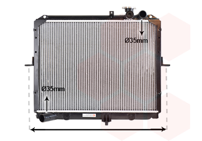 Radiateur Van Wezel 83002053