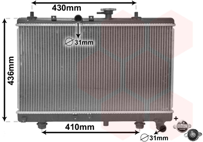 Van Wezel Radiateur 83002054