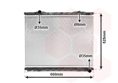 Radiateur Van Wezel 83002055