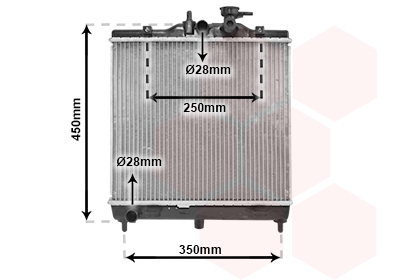 Radiateur Van Wezel 83002063