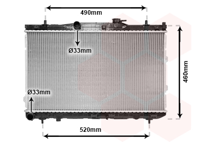 Radiateur Van Wezel 83002074