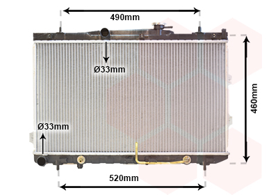 Radiateur Van Wezel 83002075