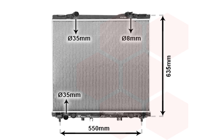 Radiateur Van Wezel 83002127