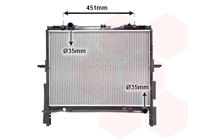 Radiateur Van Wezel 83002133