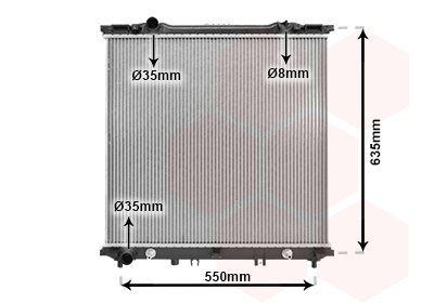 Radiateur Van Wezel 83002175