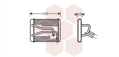 Kachelradiateur Van Wezel 83006048