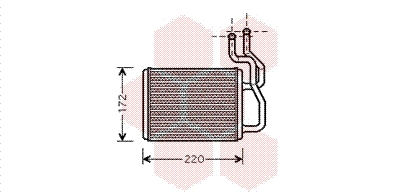 Kachelradiateur Van Wezel 83006088